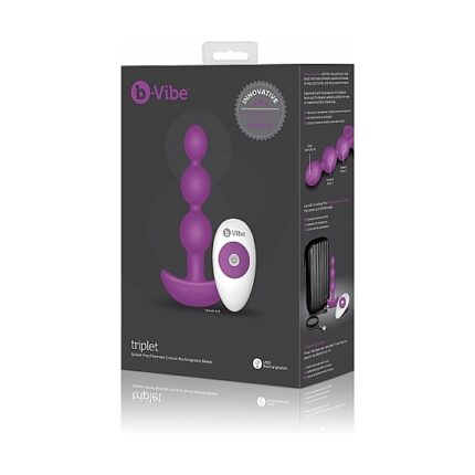 TRIPLET PLUG DE CUENTAS ANALES TRIPLE - FUCSIA - 002