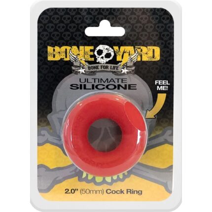 ULTIMATE ANILLO SILICONA - ROJO - 002