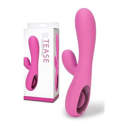 ULTRAZONE TEASE 6X RABBIT STYLE VIBRADOR SILICONA - ROSA - 002