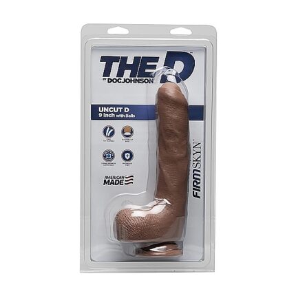 UNCUT D - PENE REALÍSTICO FIRMSKYN 22CM - CARAMELO - 002