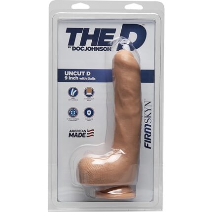 UNCUT D - PENE REALÍSTICO FIRMSKYN 22CM - VAINILLA - 002