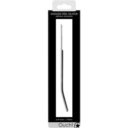 URETHRAL SOUNDING - METAL DILATOR - 6MM - 002