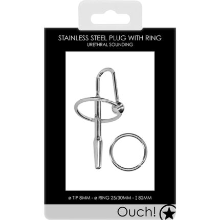 URETHRAL SOUNDING - METAL PLUG - 002