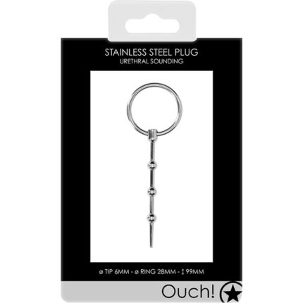 URETHRAL SOUNDING - METAL PLUG - 002