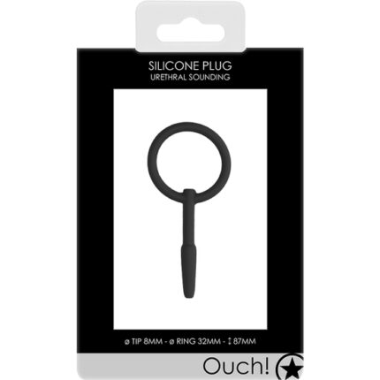 URETHRAL SOUNDING - SILICONE PLUG - 002