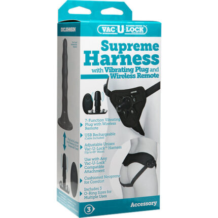 VAC-U-LOCK ARNÉS SUPREME CON PLUG VIBRADOR - 002