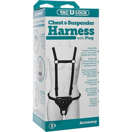 VAC-U-LOCK ARNÉS SUSPENSIÓN CON MAYOR AGARRE Y PLUG - 002
