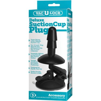 VAC U LOCK DELUXE SUCTION CUP PLUG - 1UD - 002