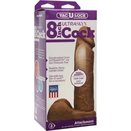 VAC-U-LOCK PENE REALÍSTICO UR3 20 CM MARRÓN - 002