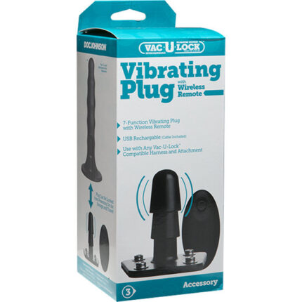 VAC-U-LOCK PLUG VIBRADOR CONTROL REMOTO - 002