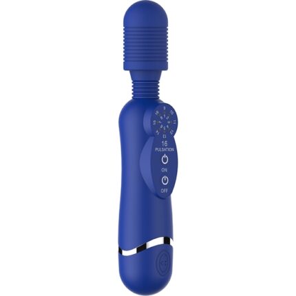 VARITA DE MASAJE DE SILICONA - AZUL - 001