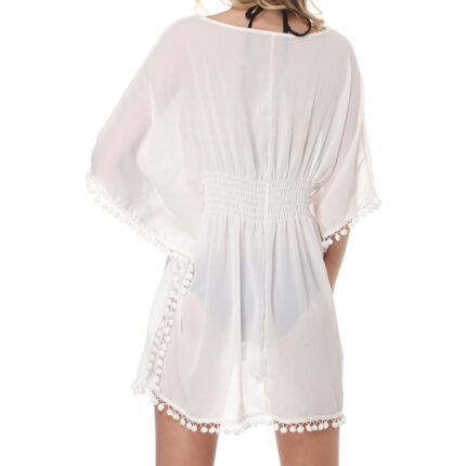 VESTIDO PALMAROLA BLANCO - 002