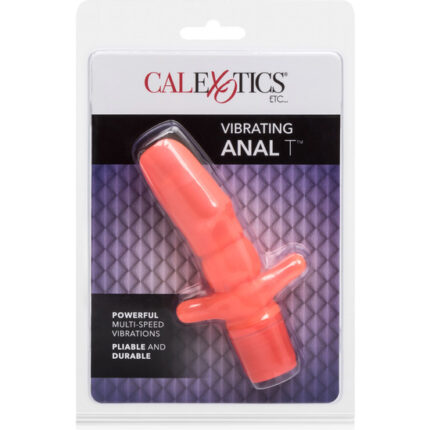 VIBRADOR ANAL FORMA T - ROSA - 002