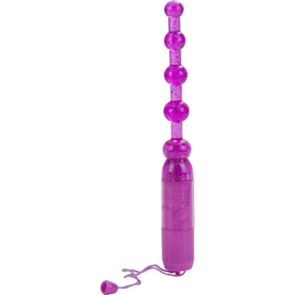 VIBRADOR ANAL PLEASURE BEADS MORADO - 001