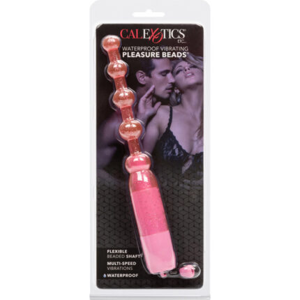 VIBRADOR ANAL PLEASURE BEADS ROSA - 002