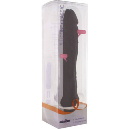 VIBRADOR CLÁSICO GRANDE NEGRO - 001