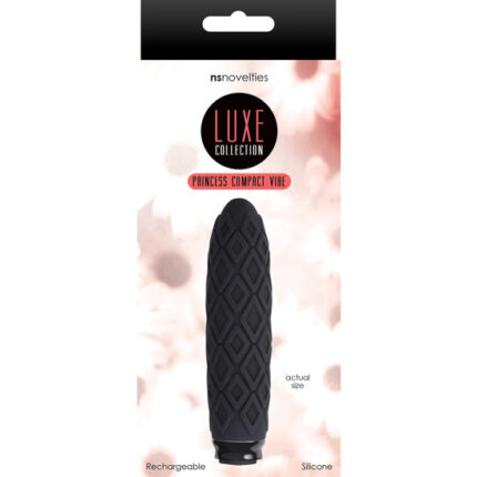 VIBRADOR COMPACTO PRINCESS NEGRO - 002
