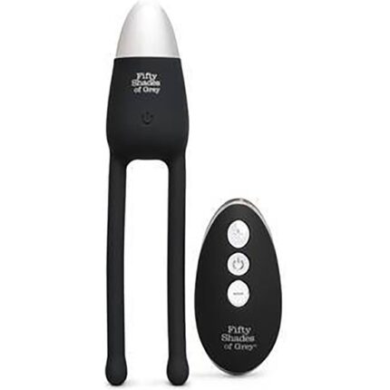 VIBRADOR CON CONTROL REMOTO PARA PAREJAS  - NEGRO - 001