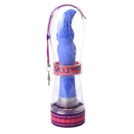 VIBRADOR DE SILICONA FLEUR DE LIS SILKY G AZUL - 002