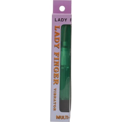 VIBRADOR DEDO DAMA TRANSPARENTE VERDE - 002
