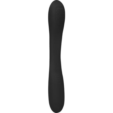VIBRADOR FLEXIBLE DOBLE PENETRACIÓN - NEGRO - 001