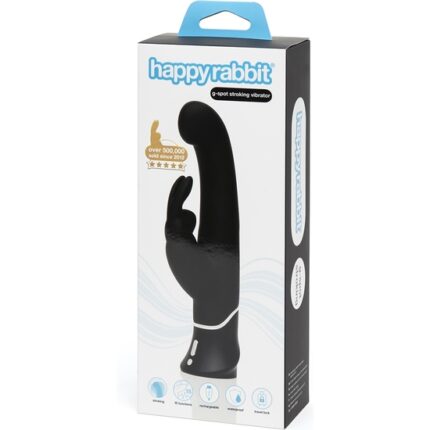 VIBRADOR G-SPOT DOBLE ESTIMULACIÓN - NEGRO - 002