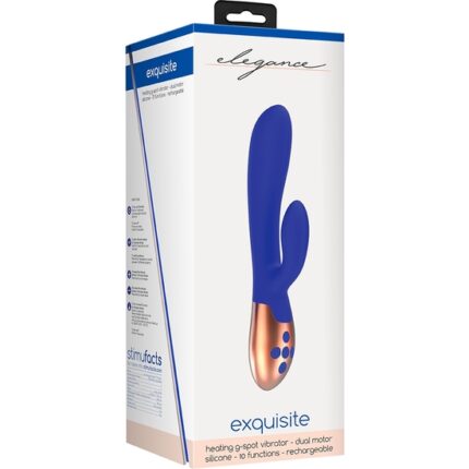 VIBRADOR HEATING G-SPOT EXQUISITE - AZUL - 002