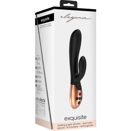 VIBRADOR HEATING G-SPOT EXQUISITE - NEGRO - 002