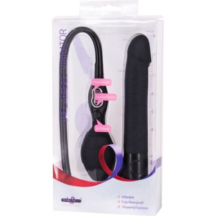 VIBRADOR HINCHABLE NEGRO - 002