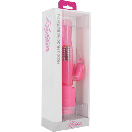 VIBRADOR HUGGING MARIPOSA ROSA - 002