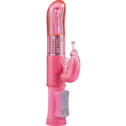 VIBRADOR HUGGING MARIPOSA ROSA - 001