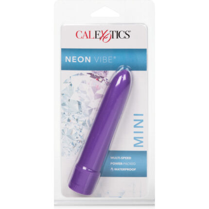 VIBRADOR NEON MINI MORADO - 002