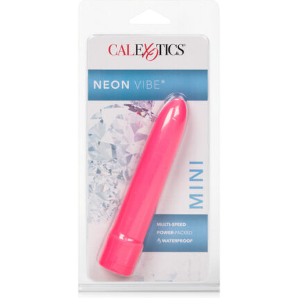 VIBRADOR NEON MINI ROSA - 002
