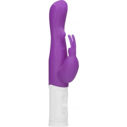 VIBRADOR RAMPANTE CONEJITO CON ROTACIÓN - MORADO - 001