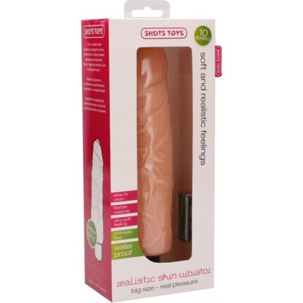 VIBRADOR REALISTICO TACTO REAL GRANDE NATURAL - 002