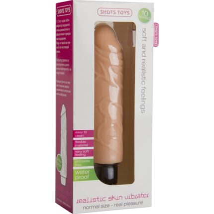 VIBRADOR REALISTICO TACTO REAL TAMAÑO NORMAL NATURAL - 002