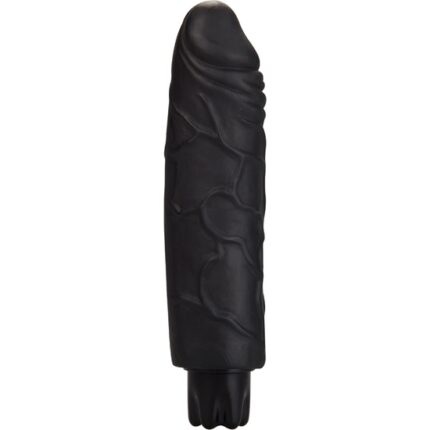 VIBRADOR REALISTICO TACTO REAL TAMAÑO NORMAL NEGRO - 001