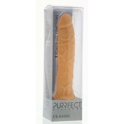 VIBRADOR SILICONA CLASICO PURRFECT 21CM - 002