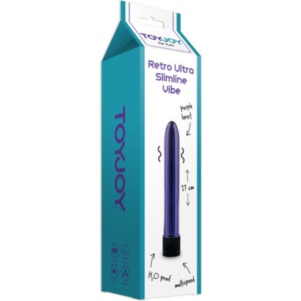 VIBRADOR ULTRA CLASICO METALIZADO MORADO - 002