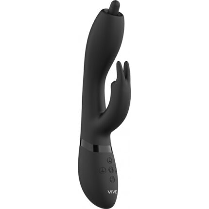 VIVE - CONEJITO VIBRADOR PUNTO G - NEGRO - 001