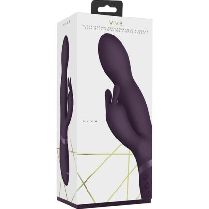 VIVE- CONEJO VIBRADOR PUNTO G- MORADO - 002