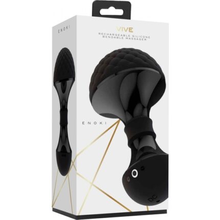 VIVE -ESTIMULADOR CABEZA FLEXIBEL- NEGRO - 002