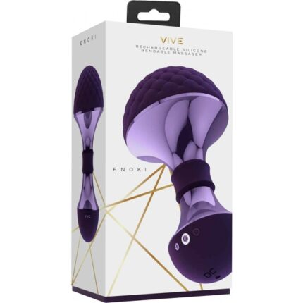 VIVE -ESTIMULADOR CABEZA FLEXIBLE - MORADO - 002