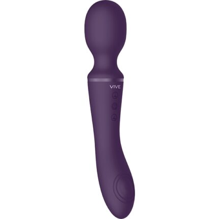 VIVE - VIBRADOR CON MANDO SILICONA - MORADO - 001