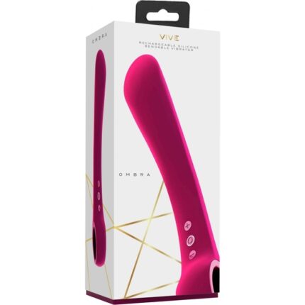 VIVE - VIBRADOR SILICONA - ROSA - 002