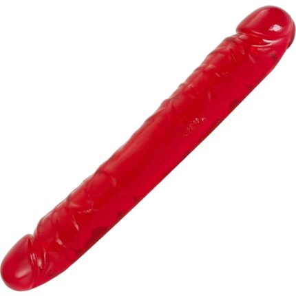 VIVID ESSENTIALS - DILDO DOBLE ROJO - 30 CM - 001