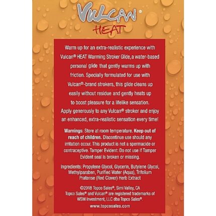 VULCAN HEAT LUBRICANTE EFECTO CALOR 117ML - 002