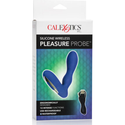WIRELESS PLEASURE VIBRADOR ANAL AZUL - 002