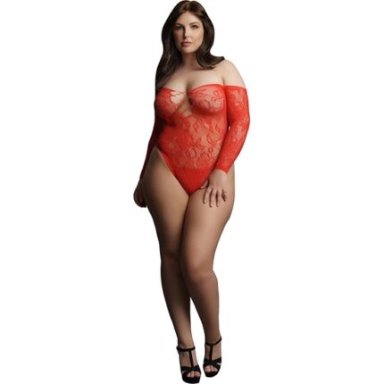 WONDER RHINESTONE BODYSUIT - ROJO - 001