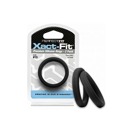 XACT-FIT PACK DE 2 ANILLOS DE SILICONA 15